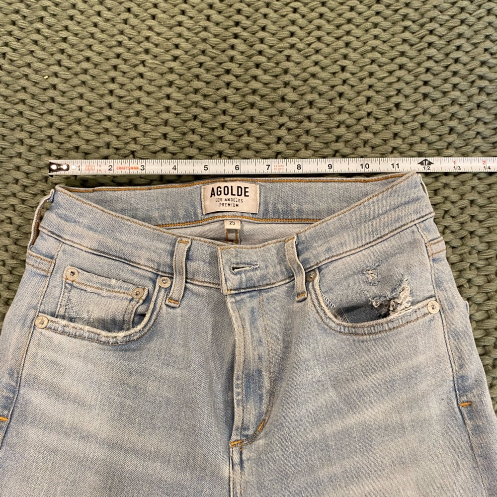 Agolde High Rise Skinny Jeans - Picture 3 of 6